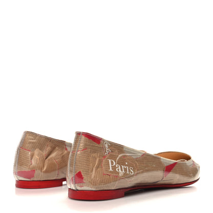 Christian Louboutin Loubi Kraft PVC Ballalla Flats 36 Multi 4 of 9
