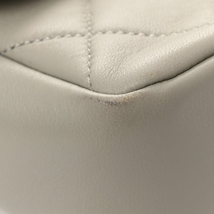 Chanel Lambskin Quilted Resin Bi-Color Chain Flap Bag Grey 13 of 15