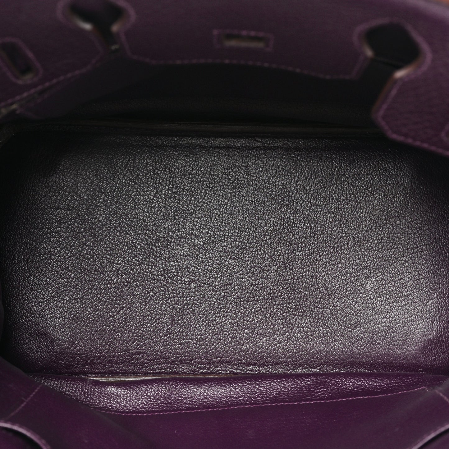 Taurillon Clemence Birkin 30 Raisin