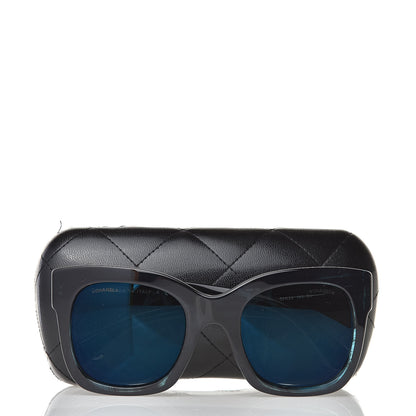 Chanel Acetate Mirror CC Square Fall Sunglasses 5357 Dark Blue 8 of 8