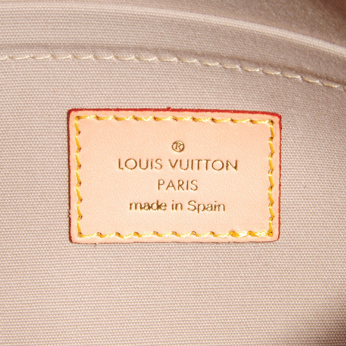 Monogram Miroir Inventeur Pochette Plat Dore Gold
