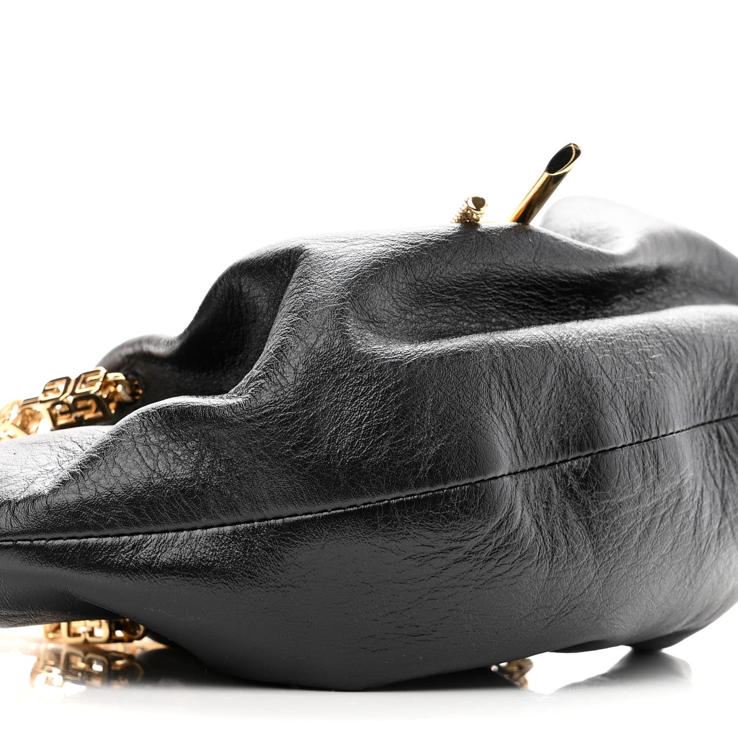 Calfskin Kenny Mini Shoulder Bag Black