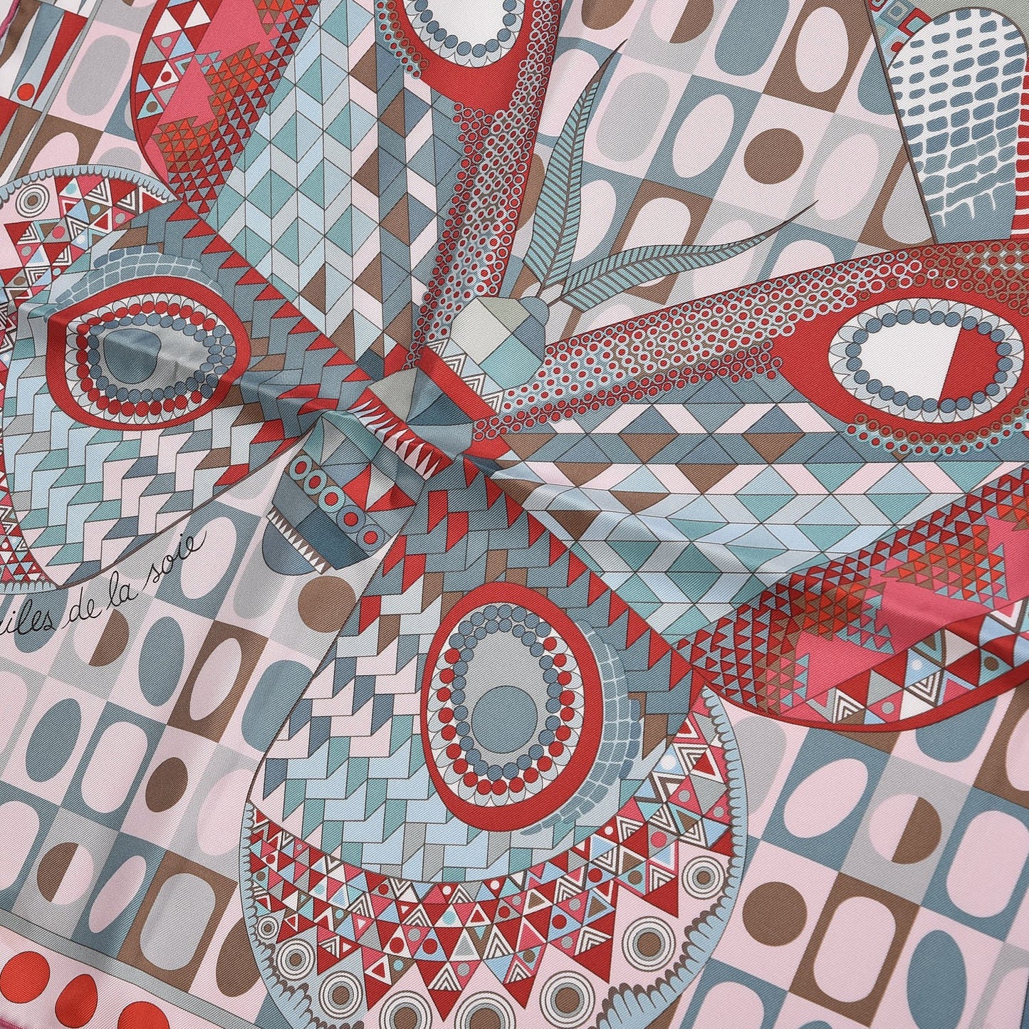 Silk Les Ailes De La Soie Scarf 90