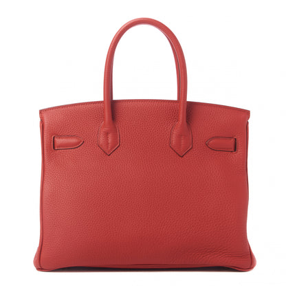 Hermes Togo Birkin 30 Rouge Casaque 4 of 31
