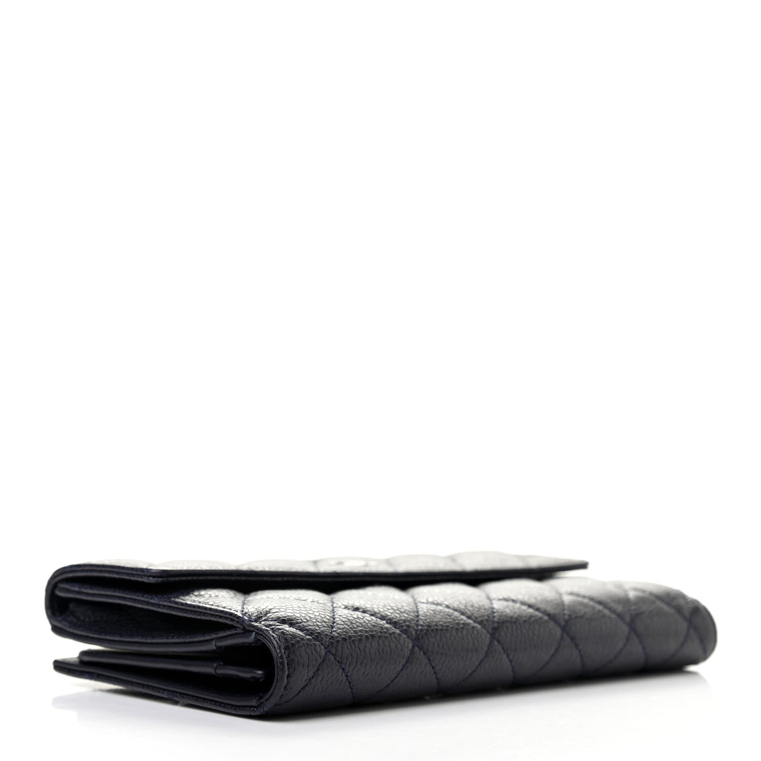 Chanel Caviar Quilted Large Flap Wallet Black 4 of 10