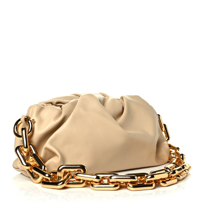 Bottega Veneta Calfskin The Pouch Chain Porridge 3 of 10