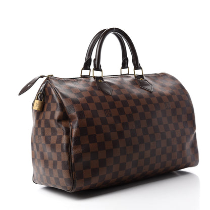 Louis Vuitton Damier Ebene Speedy 35 3 of 10