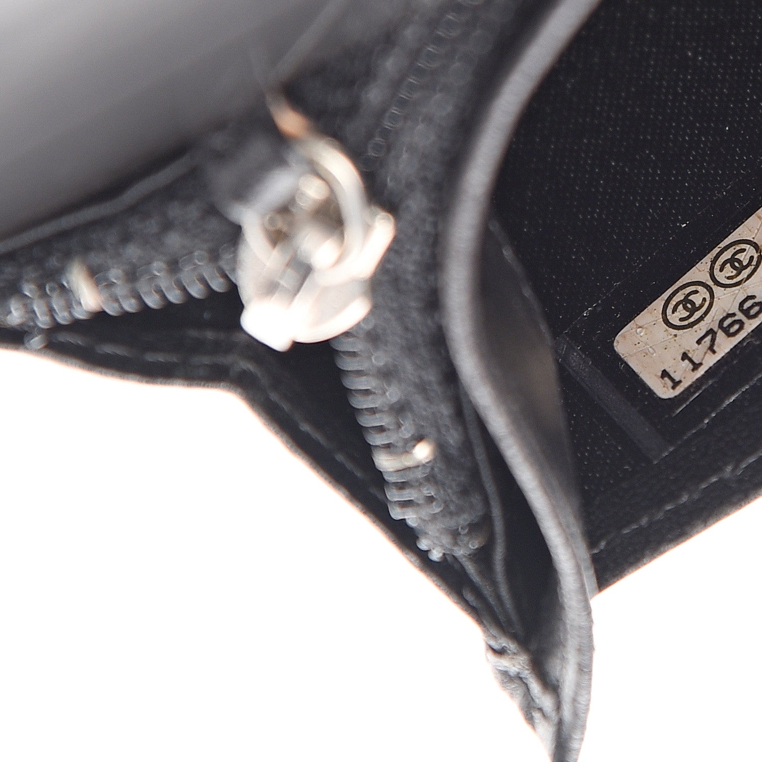 Chanel Patent Calfskin Lucky Symbols Yen Wallet Black 7 of 8