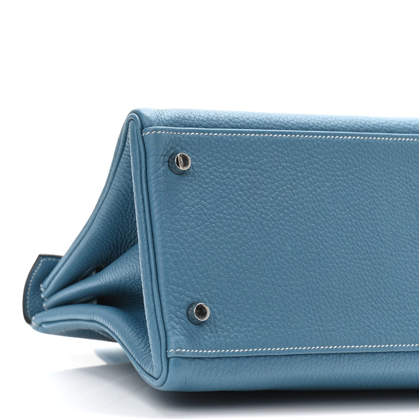 Togo Shoulder Kelly 40 Blue Jean