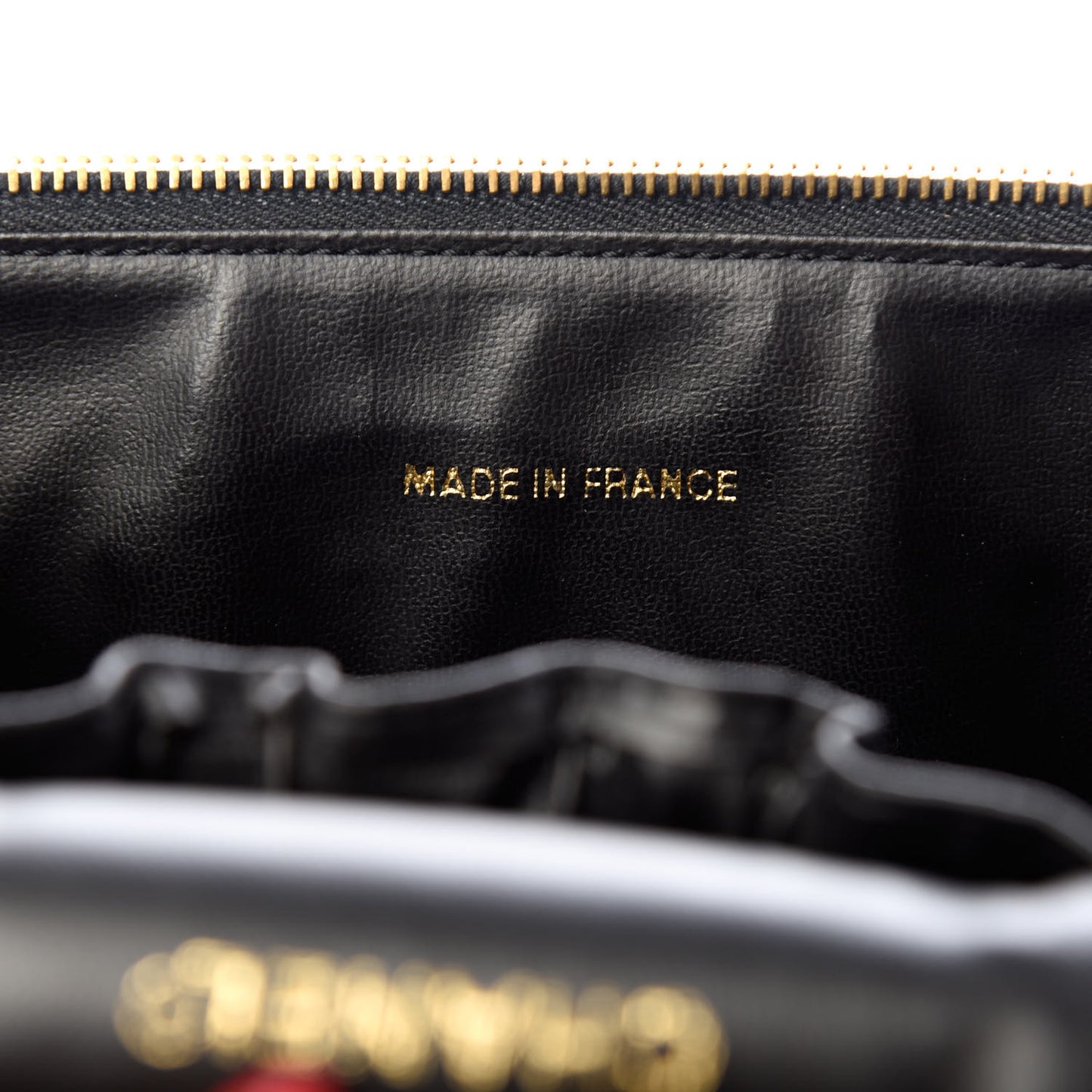 Caviar Cosmetic Vanity Bag Black