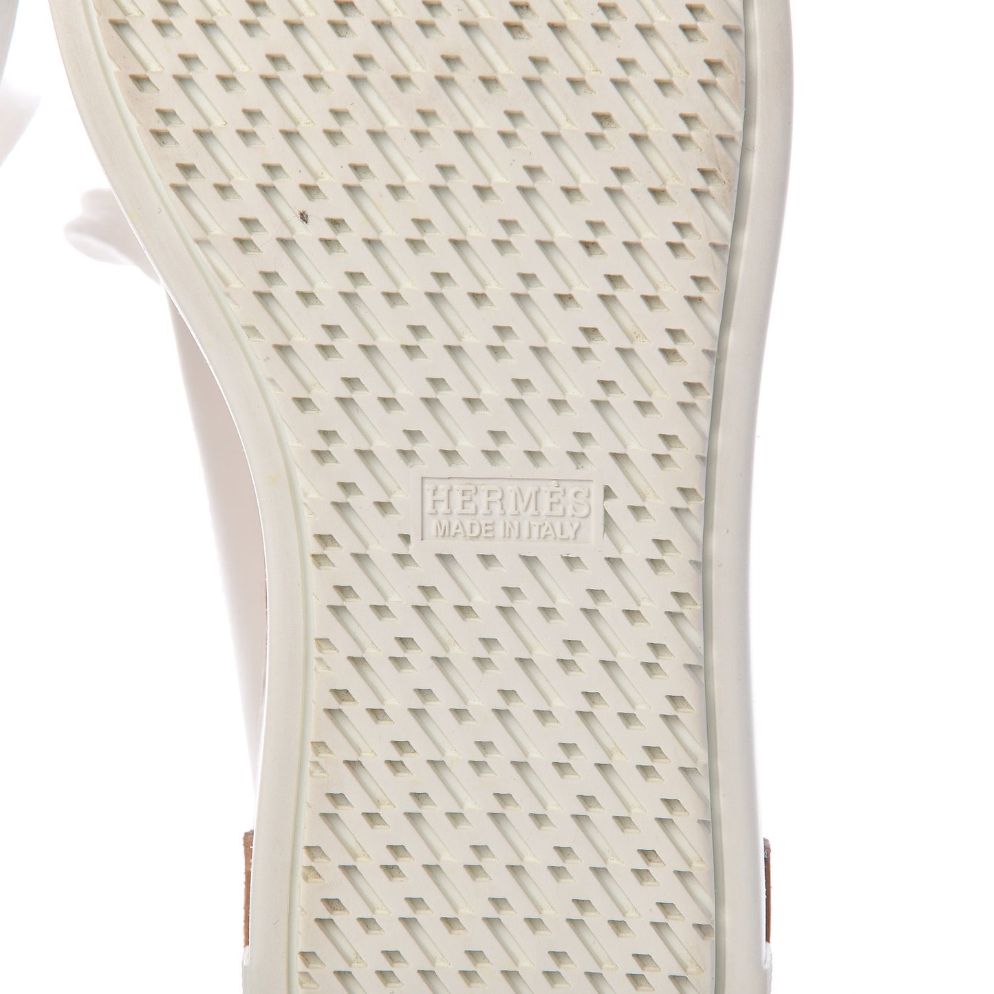 Calfskin Polo Sneakers 37 White