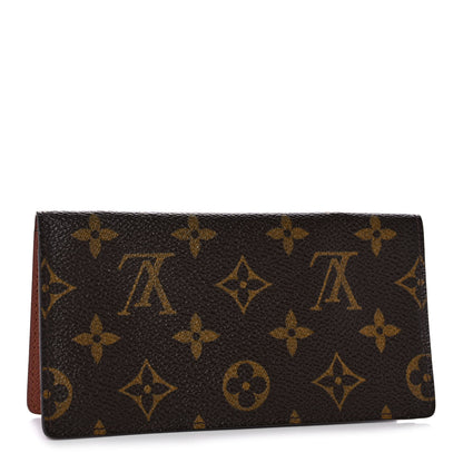 Louis Vuitton Monogram Simple Checkbook Holder Wallet Cover 3 of 9
