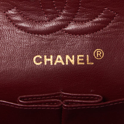 Chanel Lambskin Quilted Small Double Flap Navy 8 of 9