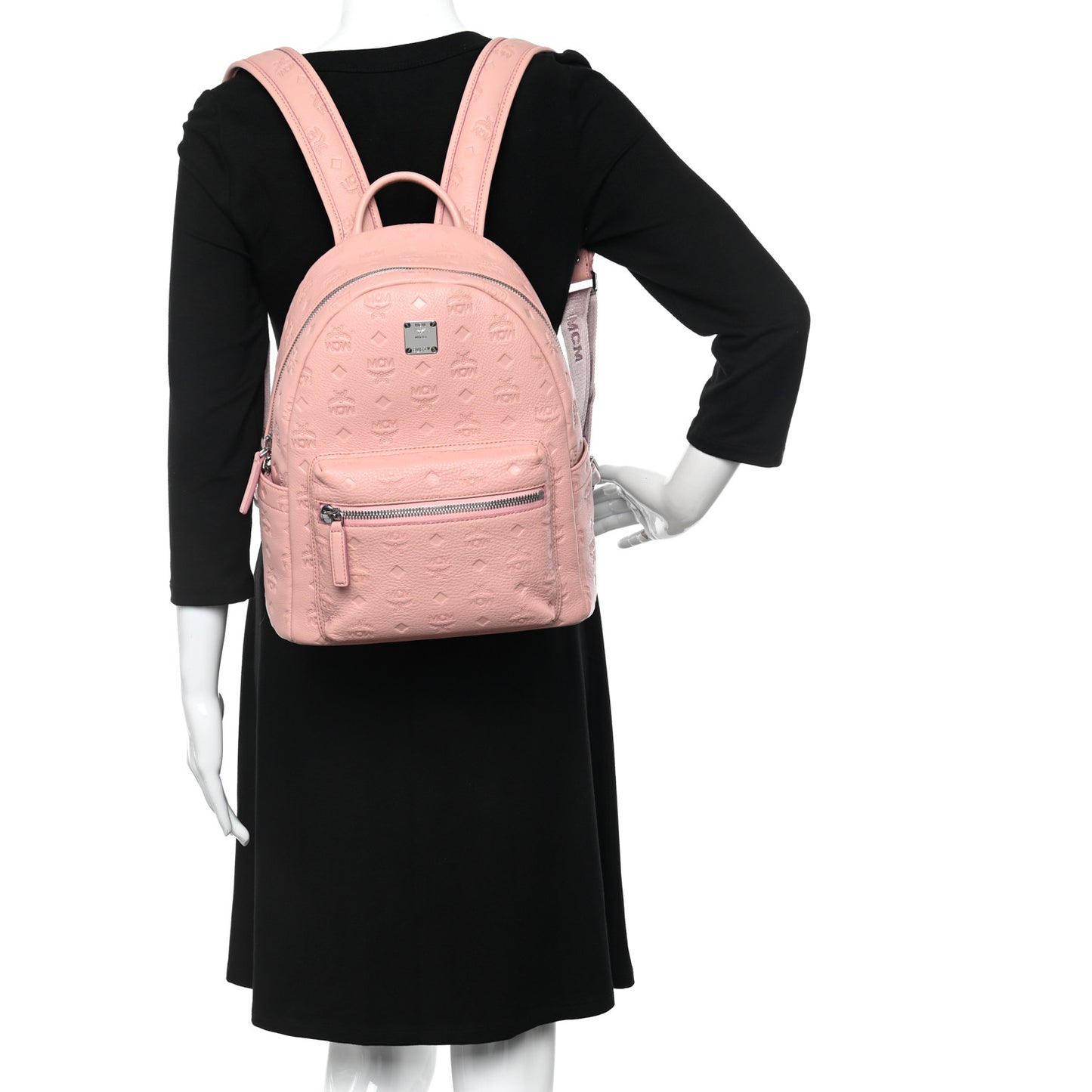Calfskin Ottomar Monogram Small Backpack Pink