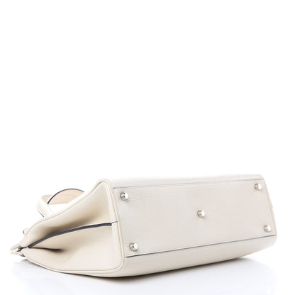 Gucci Grainy Calfskin Medium Zumi Top Handle Bag Mystic White 4 of 10