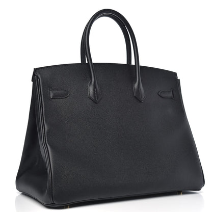 Hermes Epsom Birkin 35 Black 3 of 11