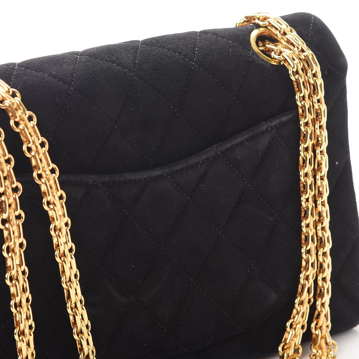 Chanel Suede 2.55 Reissue 225 Flap Black 15 of 17