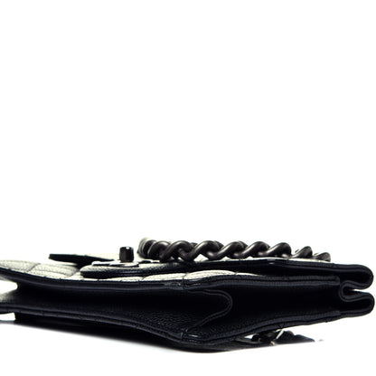 Chanel Caviar Quilted Small Retro Class Flap Dark Black 10 of 10