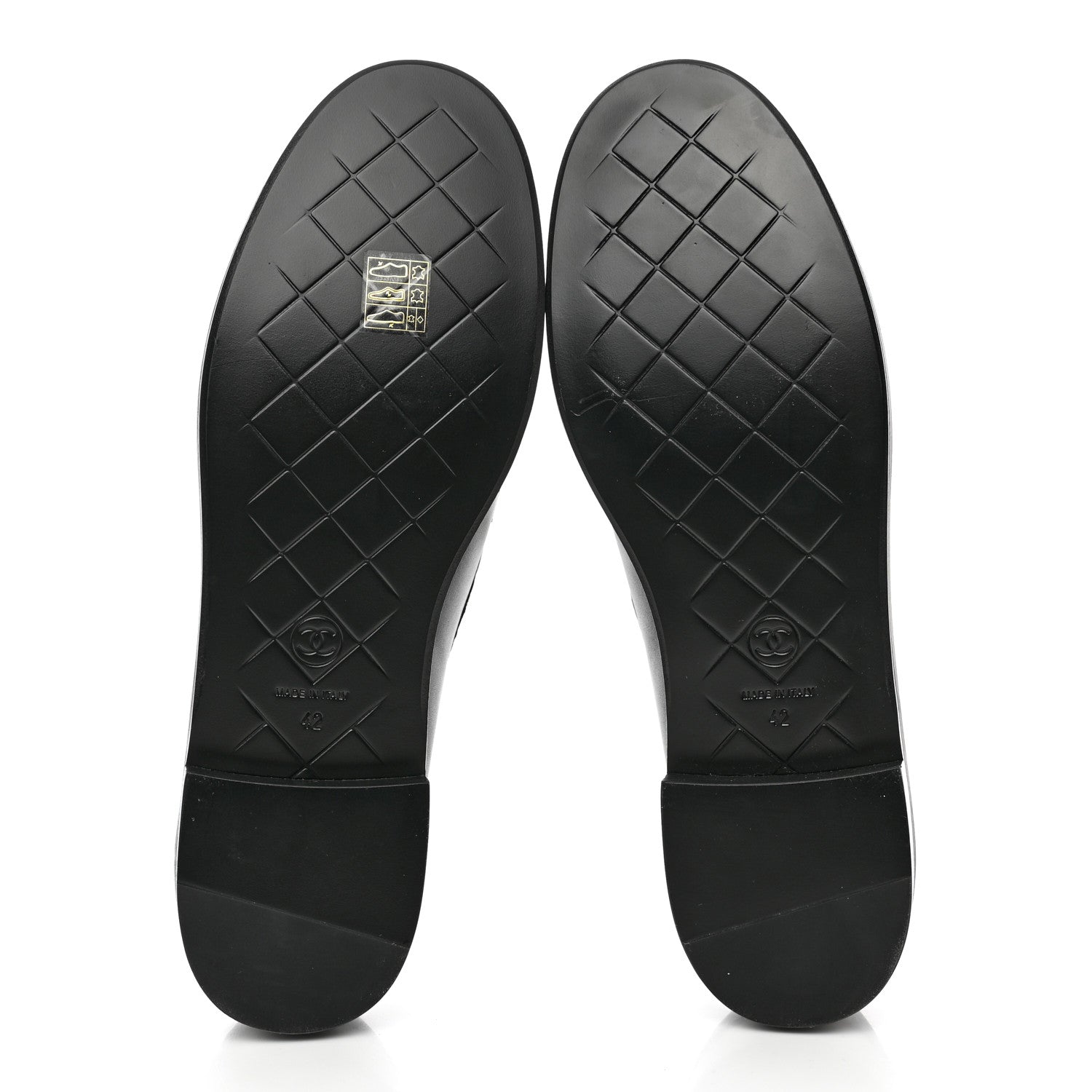 Chanel Lambskin Quilted CC Turnlock Loafers 42 Black 5 of 10
