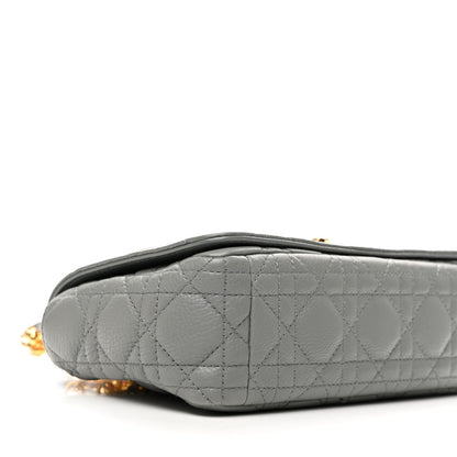 Christian Dior Calfskin Cannage Small Caro Bag Grey 9 of 10