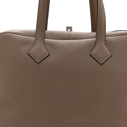 Hermes Taurillon Clemence Victoria II 35 Gris Tourterelle 8 of 11