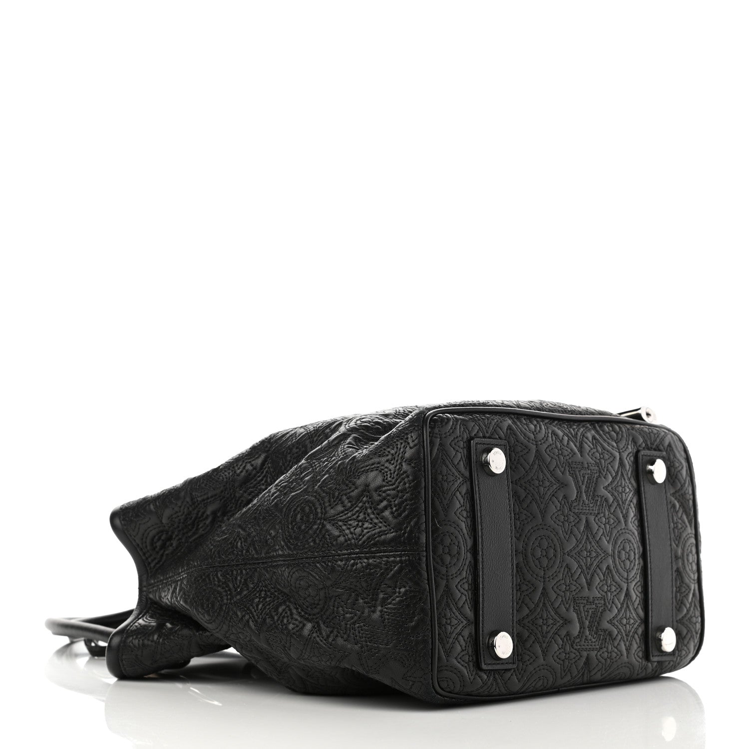 Louis Vuitton Monogram Lambskin Antheia Lilia PM Black 4 of 12