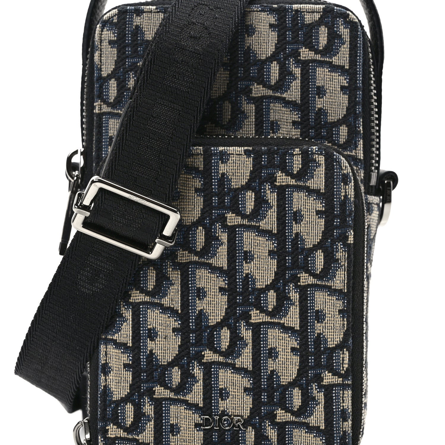 Christian Dior Oblique Micro Rider Pouch Blue 8 of 13