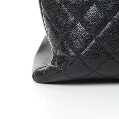 Chanel Caviar Quilted XL Grand Shopping Tote GST Black 16 of 21