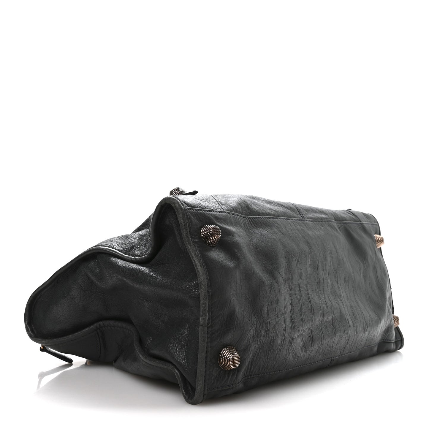 Agneau Giant 21 Rose Gold Hardware Work Anthracite