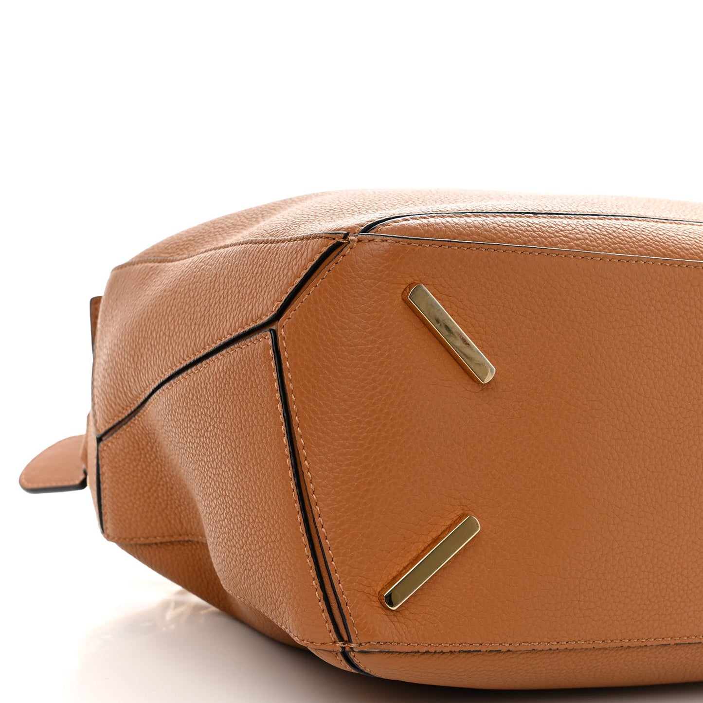 Calfskin Medium Puzzle Bag Tan