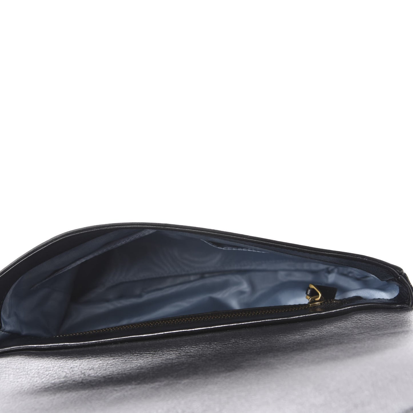 Calfskin Diagonal GG Medium Thiara Double Envelope Shoulder Bag Black White