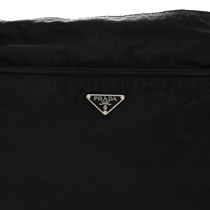 Prada Nylon Vela Flat Messenger Bag Black 5 of 10