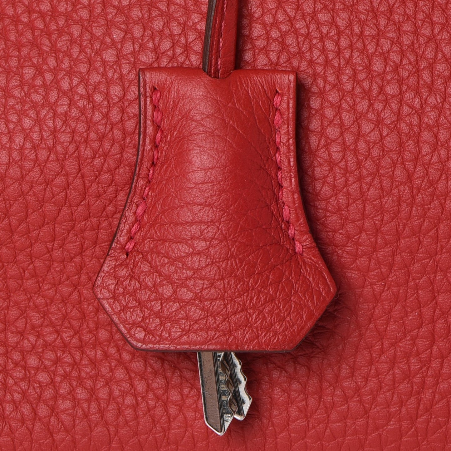 Taurillon Clemence Birkin 30 Rouge Garance