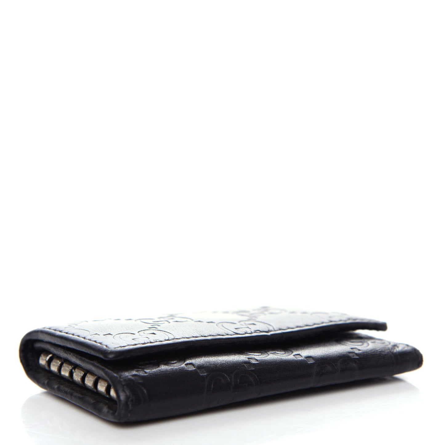 Guccissima 6 Key Holder Case Black