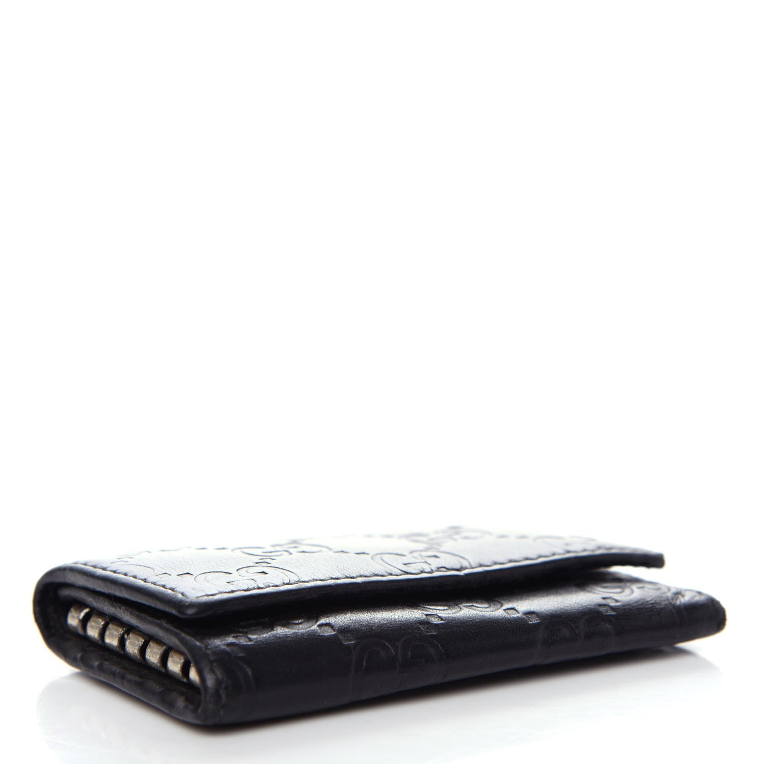 Gucci Guccissima 6 Key Holder Case Black 4 of 7