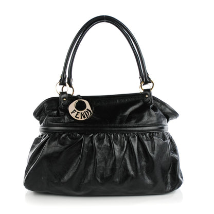 Fendi Calfskin Large Chef Shopper Tote Black 1 of 9