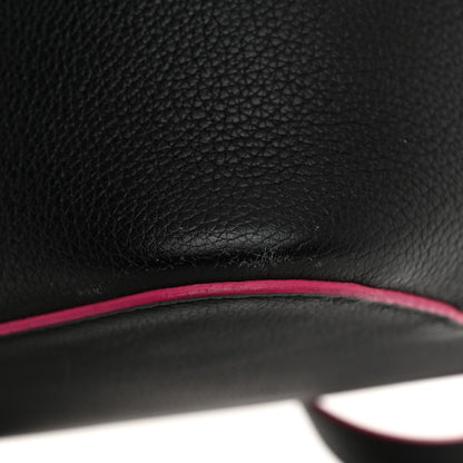 Louis Vuitton Calfskin Lockme Bucket Black 11 of 11