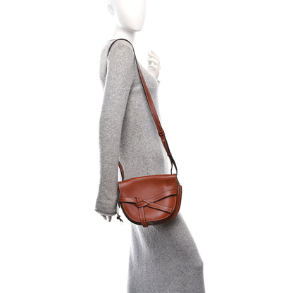 Loewe Calfskin Small Gate Crossbody Bag Rust 2 of 10