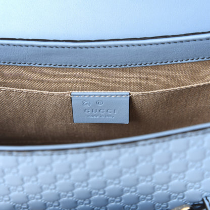 Gucci Microguccissima Medium Emily Chain Shoulder Bag Mineral Blue 15 of 17