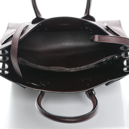 Saint Laurent Grained Calfskin Small Classic Sac De Jour Bordeaux 5 of 7