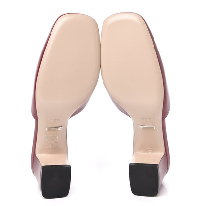 Gucci Malaga Kid Crystal Square G Madelyn Mules 36.5 Romantic Cerise 5 of 10