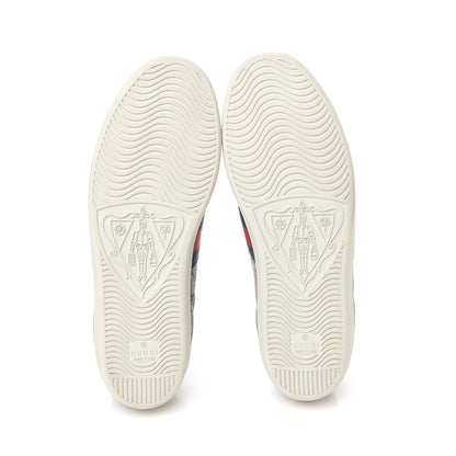 Gucci GG Supreme Monogram Womens Ace Low-Top Sneaker 38.5 Beige 5 of 10