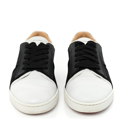 Christian Louboutin Calfskin Elastikid Donna Flat Sneakers 35 Bianco Black 2 of 11