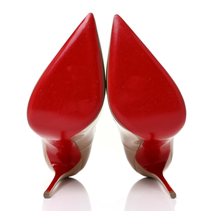 Christian Louboutin Patent So Kate 120 Pumps 37.5 Nude 5 of 9