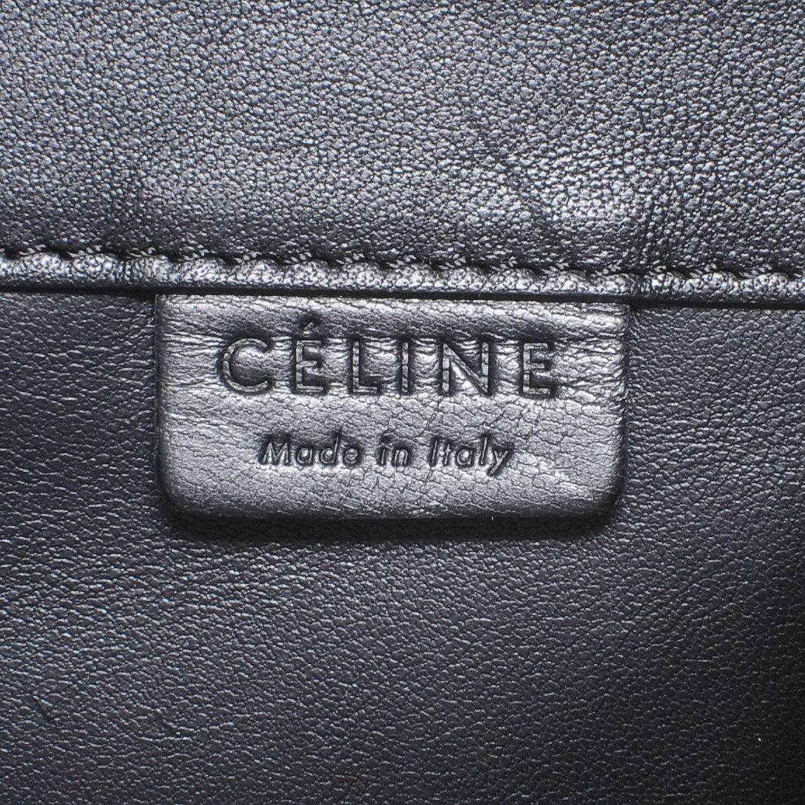Celine Python Cabas Vertical Tote Brown 6 of 8