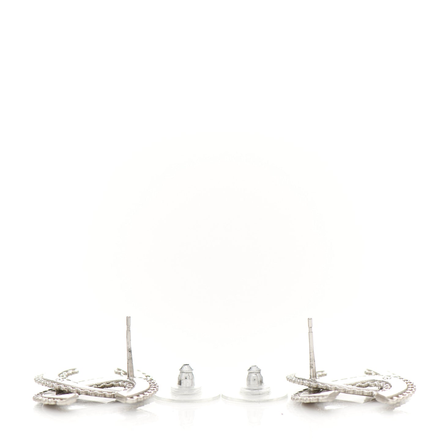 CC Chain Earrings Silver