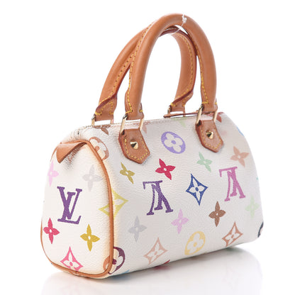 Louis Vuitton Monogram Multicolor Mini Sac HL Speedy White 3 of 9