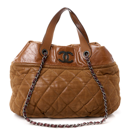 Chanel Iridescent Calfskin Small In The Mix Tote Light Brown 1 of 12