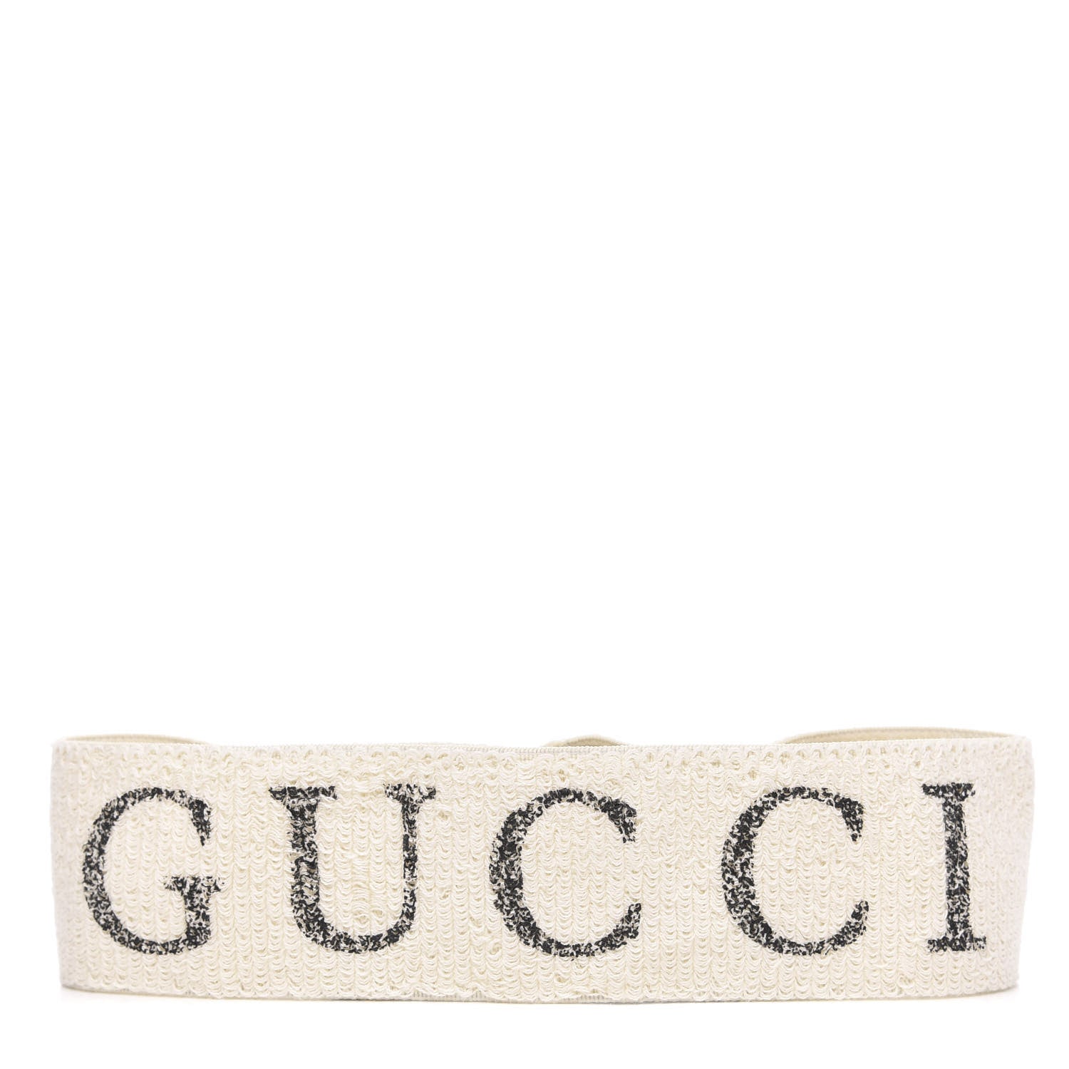 Gucci Cotton Elastic Logo Headband White 1 of 5