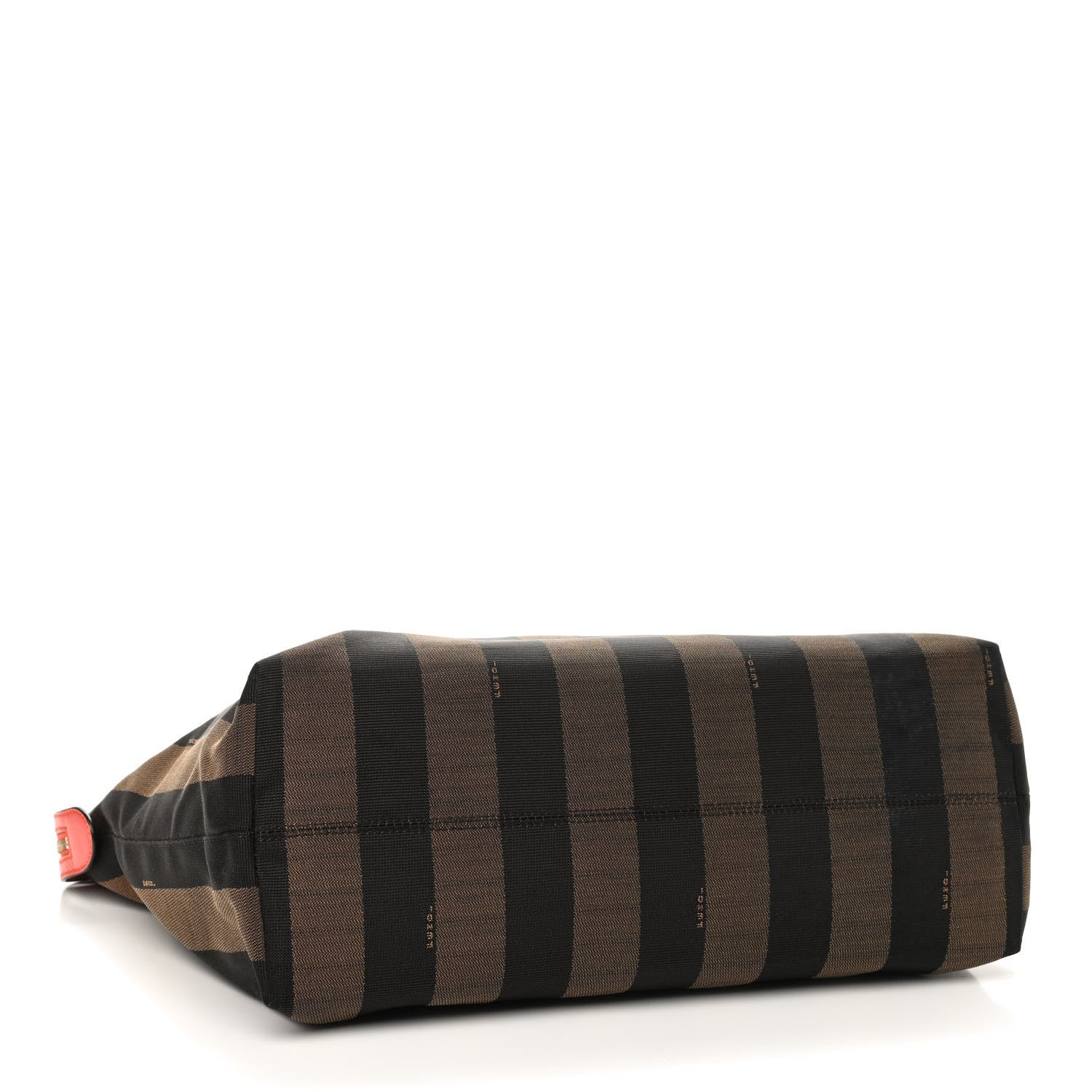 Fendi Pequin Vitello Roll Tote Tobacco Papavero 3 of 13